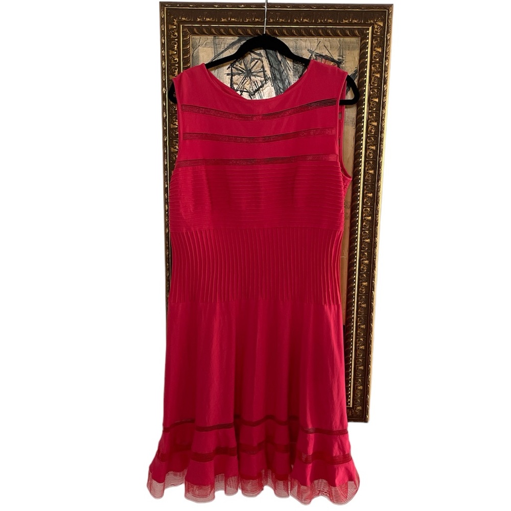 Tadashi Shoji too coral dress.